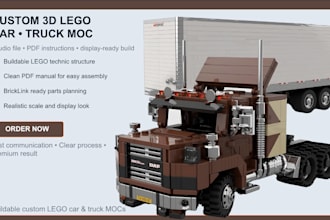 bricklink studio 3d lego moc design lego set model technic car pdf instructions