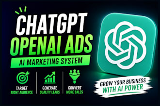 create chatgpt ads openai ads and ai marketing system for business growth
