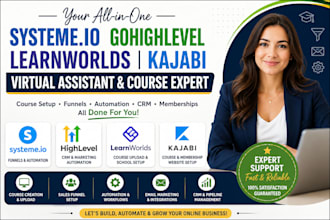 be your systeme io go high level wordpress virtual assistant course expert