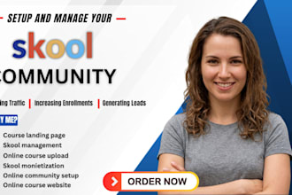 setup skool community skool online course content skool credit repair