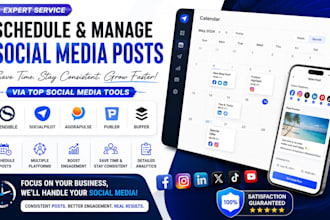 schedule post on social media via sendible socialpilot agorapulse publer buffer