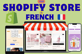 create a shopify store and ecommerce website