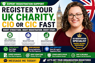 uk charity commission cio registration and cic registration