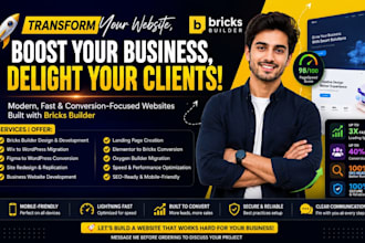 redesign, clone or migrate your website to wix and wordpress bricks builder