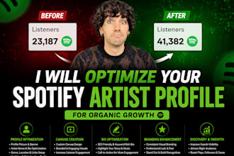 optimize your spotify artist profile for organic growth, canvas, bio, branding