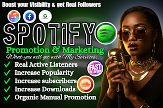 do professional spotify music promotion spotify album promotion to grow audience