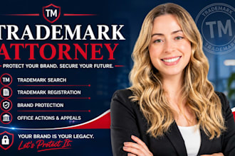 be your licensed trademark attorney to register brand in USA