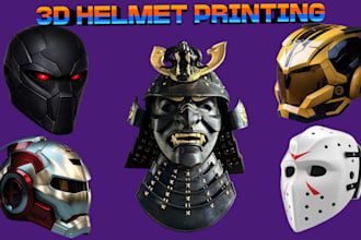 design wearable 3d mask 3d helmet cosplay helmet stl anime mask for 3d printing