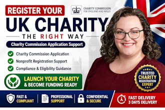 uk nonprofit charity registration and charity compliance application fast