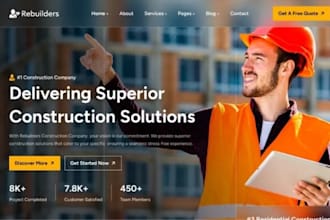 design squarespace excavation construction website grading contractor website