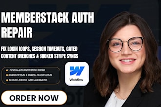 fix webflow memberstack login and webflow subscription payment webflow redesign