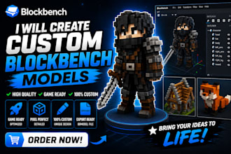 make high quality models in blockbench