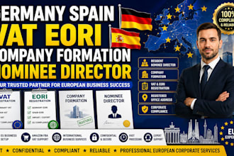 do germany spain vat eori company formation nominee director