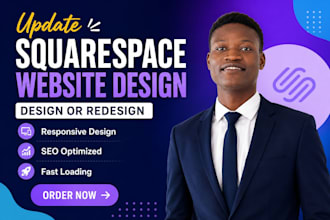 build squarespace website update edit squarespace redesign squarespace website