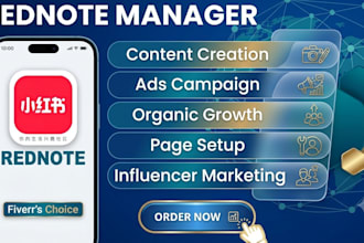create and operate rednote xiaohongshu, chinesse social media