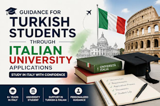 guide turkish students through italian university