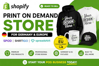 shopify print on demand store germany shopify  spreadshirt shirtigo shopify pod