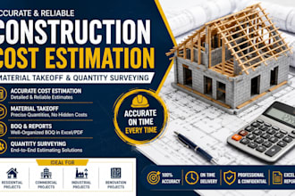 do construction cost estimation material takeoff and quantity surveying