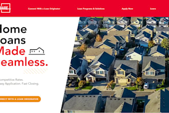 design mortgage broker website loan officer real estate mortgage lead calculator