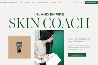 wix website redesign, luxury wix website, wix business website, luxury website