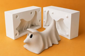 design 3d printable plaster mold custom slip casting ceramic clay pottery