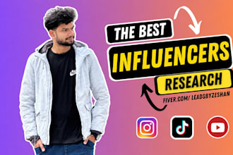 do social media influencer research and outreach