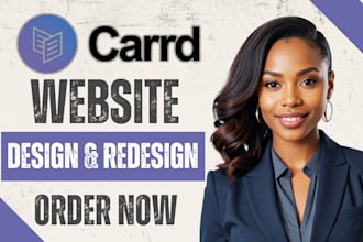 design carrd website design carrd website redesign carrd lead generation