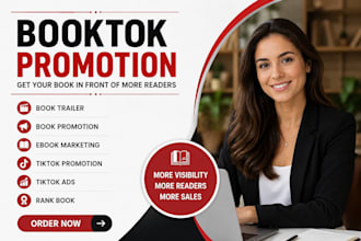 do book promotion, booktok marketing and ebook promotion