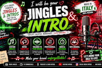 be your french male singer for your beautiful sound, jingles and intro