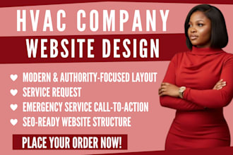 hvac company website, heating and cooling website, hvac contractor website