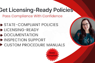 write state compliant group home policy manuals