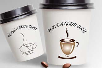 design custom coffee cup sleeves and packaging design