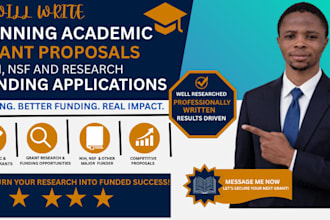 write winning academic grant proposals and research funding applications