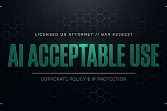 draft a professional llm and ai acceptable use policy for your company
