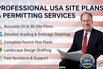 create site plans, grading drawings and permit plot plans