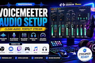setup voicemeeter banana for obs, discord and professional streaming audio