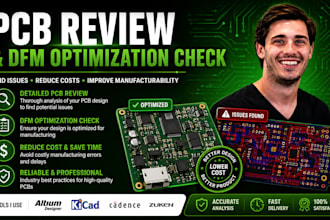 do professional pcb review and dfm optimization check