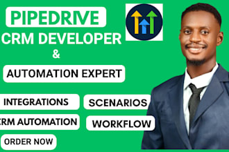 setup pipedrive, jobber crm, ghl automation, make automation, jobber CRM expert