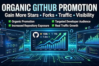 github promotion github repository for more stars followers