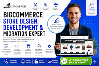 do bigcommerce store design, development and migration expert