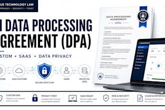draft a custom ai data processing agreement dpa for your saas