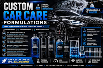 formulate car care, wax, auto detailing, automotive chemical formulation
