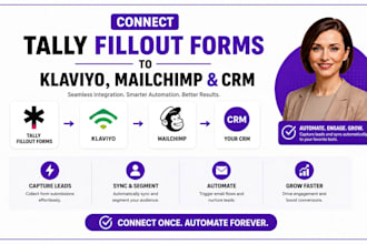 connect tally fillout forms to klaviyo mailchimp crm