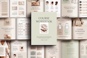 design life coach workbook design, lead magnet, canva workbook for coaches