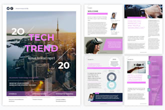 design annual report, company profile, brochure, proposal
