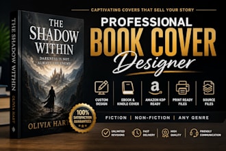 design a professional book cover, ebook cover and amazon KDP cover