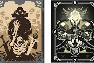 design trading card game tcg cards and card game assets
