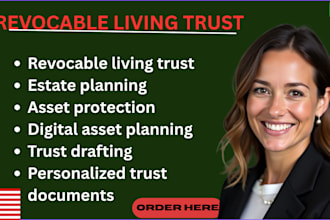be your USA attorney for estate planning, irrevocable, revocable trust