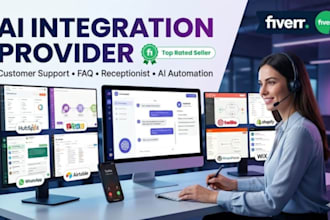 customer support faq chatbot receptionist with claude n8n zapier make com twilio