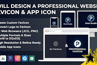 convert your logo into professional website favicon